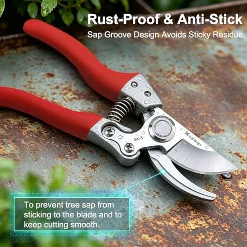 Kynup Heavy Duty Pruning Shears with SK5 Japanese Steel | 2.5 cm (1 inch) Cutting Capacity thumbnail 3