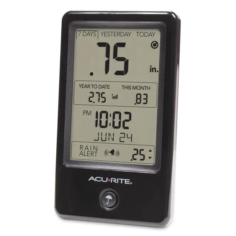 AcuRite Wireless Rain Gauge with Self-Emptying Collector & Alerts (0.9 lb) | Measures Rainfall Accurately thumbnail 6