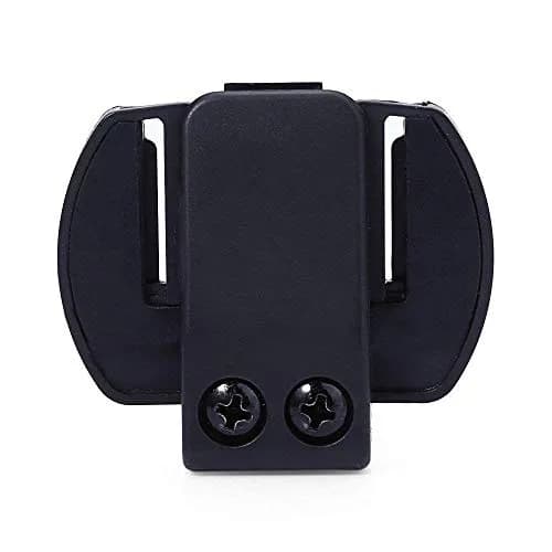QSPORTPEAK Motorcycle Intercom Clip for V6/V4 Helmets | Black Plastic Accessory thumbnail 1