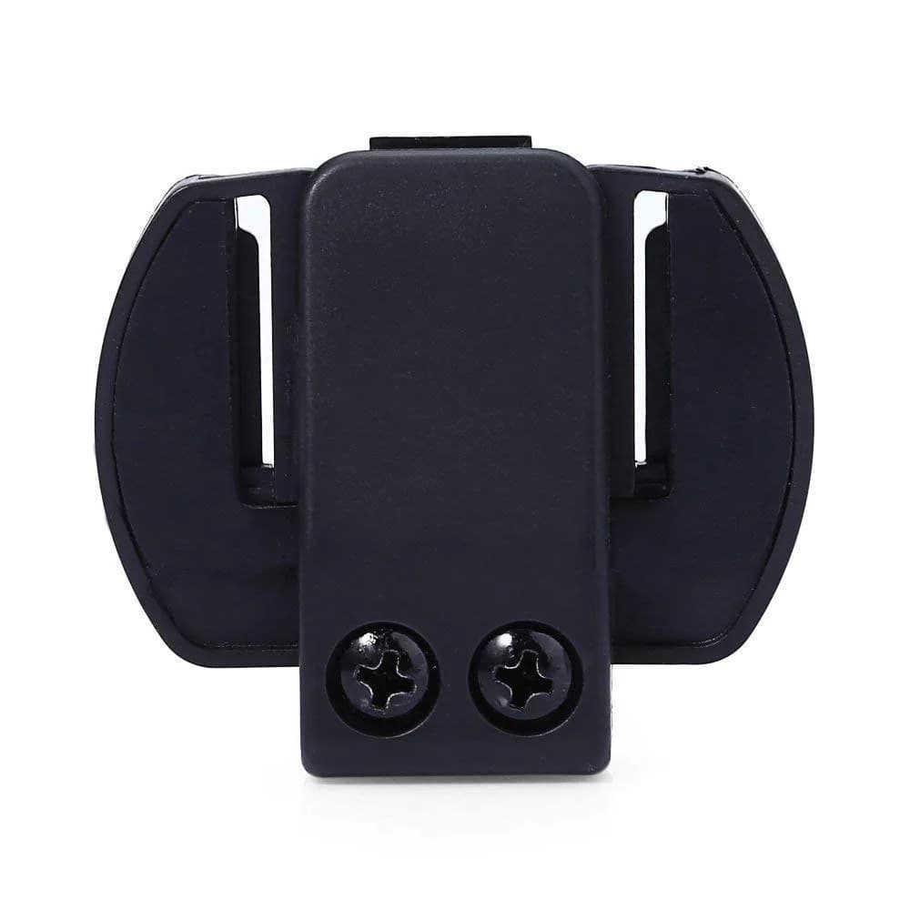 QSPORTPEAK Motorcycle Intercom Clip for V6/V4 Helmets | Black Plastic Accessory - main product image