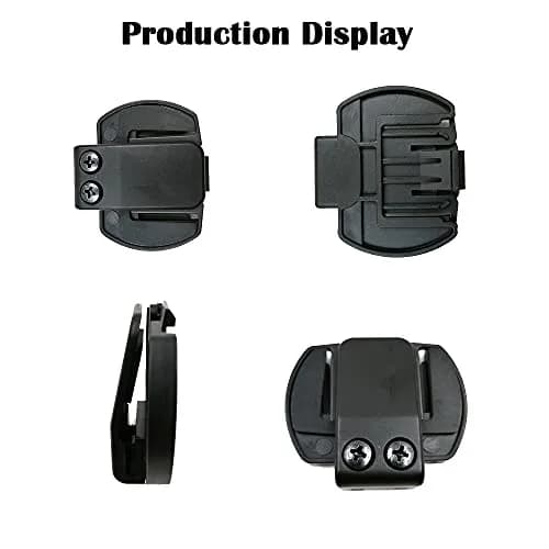 QSPORTPEAK Motorcycle Intercom Clip for V6/V4 Helmets | Black Plastic Accessory thumbnail 4
