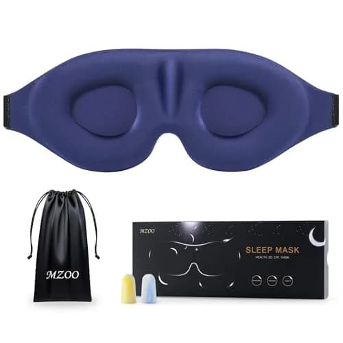 MZOO Luxury 3D Contoured Sleep Mask 10cm (3.9in) | Patented Light Blocking for Deep Sleep thumbnail 1