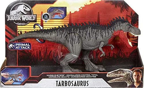 Mattel Jurassic World Massive Biters Tarbosaurus Dinosaur Action Figure | Realistic Animated Movement thumbnail 6