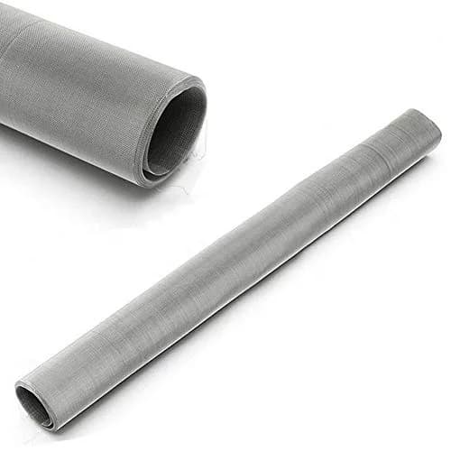 SKYPRO 304 Stainless Steel Woven Wire Mesh 200 Mesh 75 Micron | Industrial Filter Cloth, Weather-Resistant, 11.8 x 23.6 Inch thumbnail 1