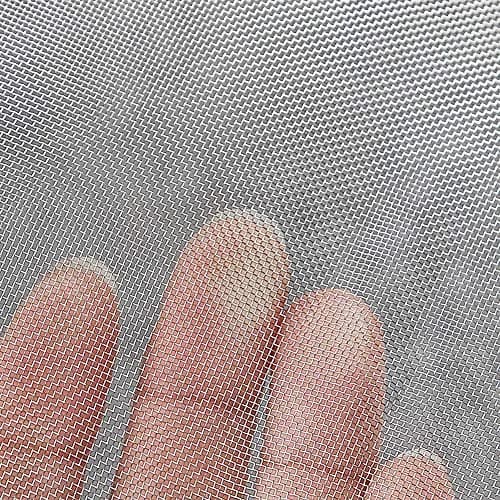 SKYPRO 304 Stainless Steel Woven Wire Mesh 200 Mesh 75 Micron | Industrial Filter Cloth, Weather-Resistant, 11.8 x 23.6 Inch thumbnail 7