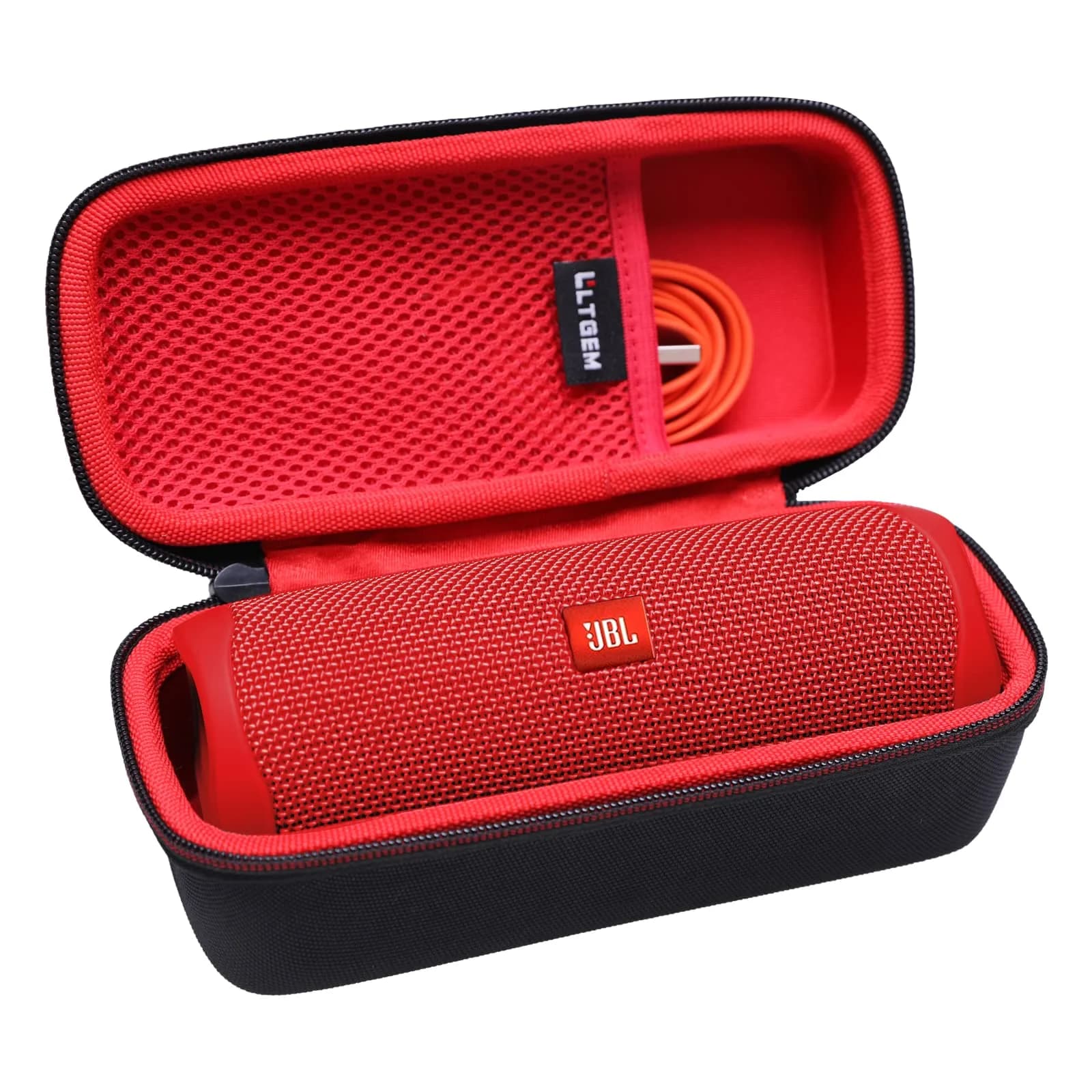 LTGEM Case for JBL Flip 7/6/5/Grip | Waterproof Hard Shell, Shock-Resistant, Portable Travel Bag (8.2"L–3.9"W–3.6"H) - main product image