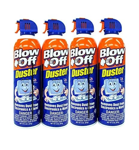Blow Off Compressed Air Duster Can MAX Professional Cleaner 8oz (Pack of 4) | Cleans Electronics Safely thumbnail 1
