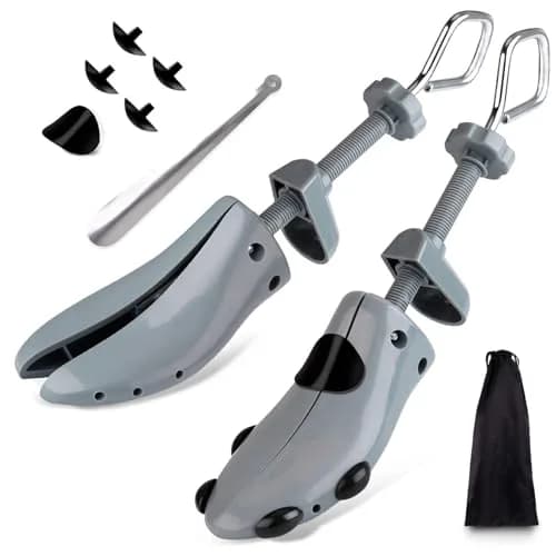 Topsome Shoe Stretcher Men US 9.5-13 | 4-Way Adjustable ABS Plastic Shoe Tree Shaper for Wide Feet thumbnail 1