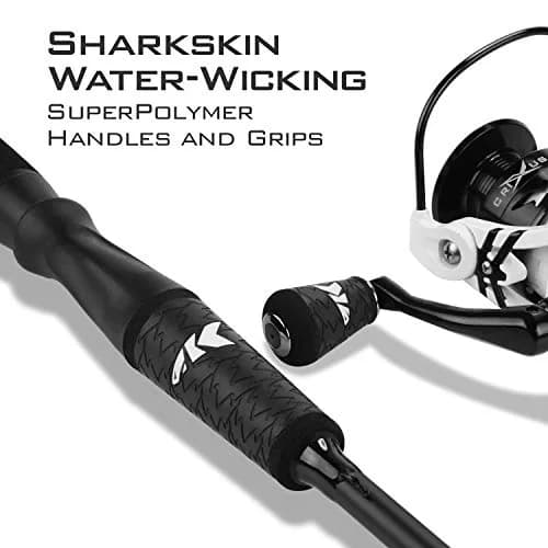 KastKing Crixus Spinning Combo 7'0" MH Rod 3000 Reel 2-Piece | IM6 Graphite Blank, Zirconium Oxide Guides, Superpolymer Handle thumbnail 6