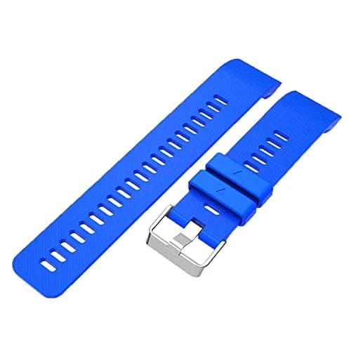 TopPerfekt Silicone Watch Band for Garmin Forerunner 35 | 24mm (0.94 Inch) Blue | Adjustable Sport Strap thumbnail 3