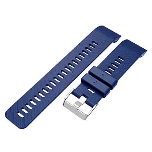 TopPerfekt Silicone Watch Band for Garmin Forerunner 35 | 24mm Navy, Fits 130-230mm Wrist thumbnail 3