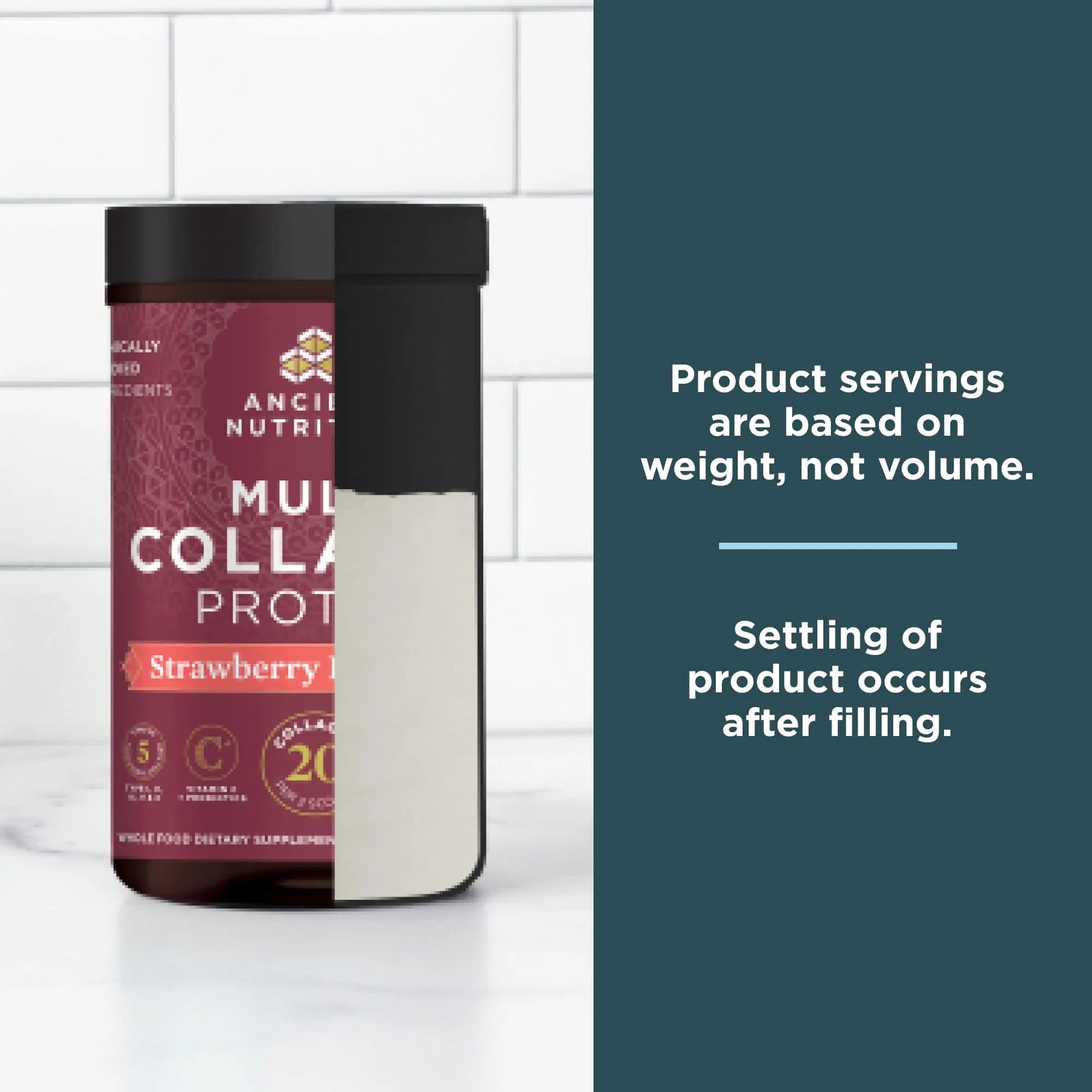 Ancient Nutrition Multi Collagen Protein Powder Strawberry Lemonade 24 Servings | Supports Skin, Joints, Gut Health thumbnail 6