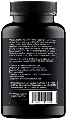 Nugenix Thermo - Thermogenic Fat Burner for Men, 60 Count | Supports Weight Loss & Metabolism thumbnail 5