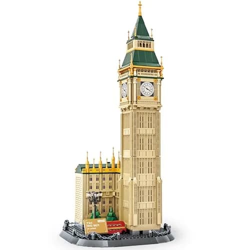 Apostrophe Games Big Ben Building Block Set 1095 Pieces | Educational Architecture Model thumbnail 6