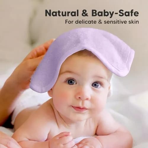 KeaBabies Baby Washcloths 10x10 in Soft Lilac | Ultra-Soft Bamboo Face & Body Cloths thumbnail 5