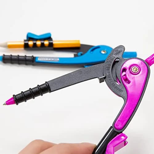 BAZIC PRODUCTS Scale-Arm Compass with #2 Wood Pencil | Geometry & Technical Drawing Tool thumbnail 2