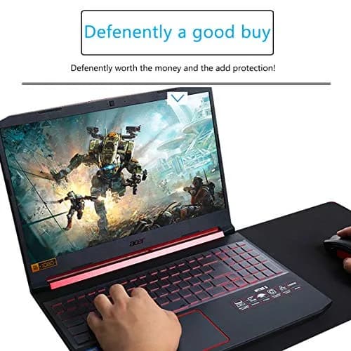 MUBUY-GOL Keyboard Cover for Acer Nitro 5, Nitro 16, Nitro 17, Predator Helios 300 | Durable, Transparent & Waterproof thumbnail 3