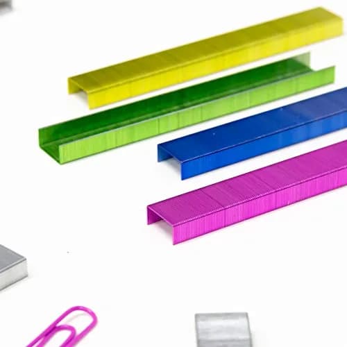BAZIC PRODUCTS Standard Staples 26/6 Metallic Colors 3000 Ct (24-Box) | Galvanized Steel for Reliable Fastening thumbnail 6