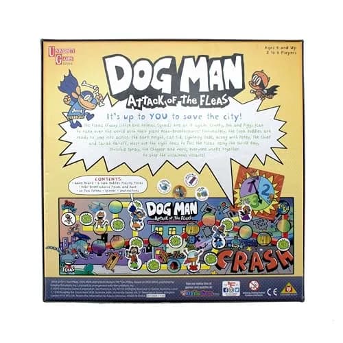 University Games Dog Man: Attack of the Fleas Game (UG-07010) | Cooperative Family Board Game for Kids 7+ thumbnail 8