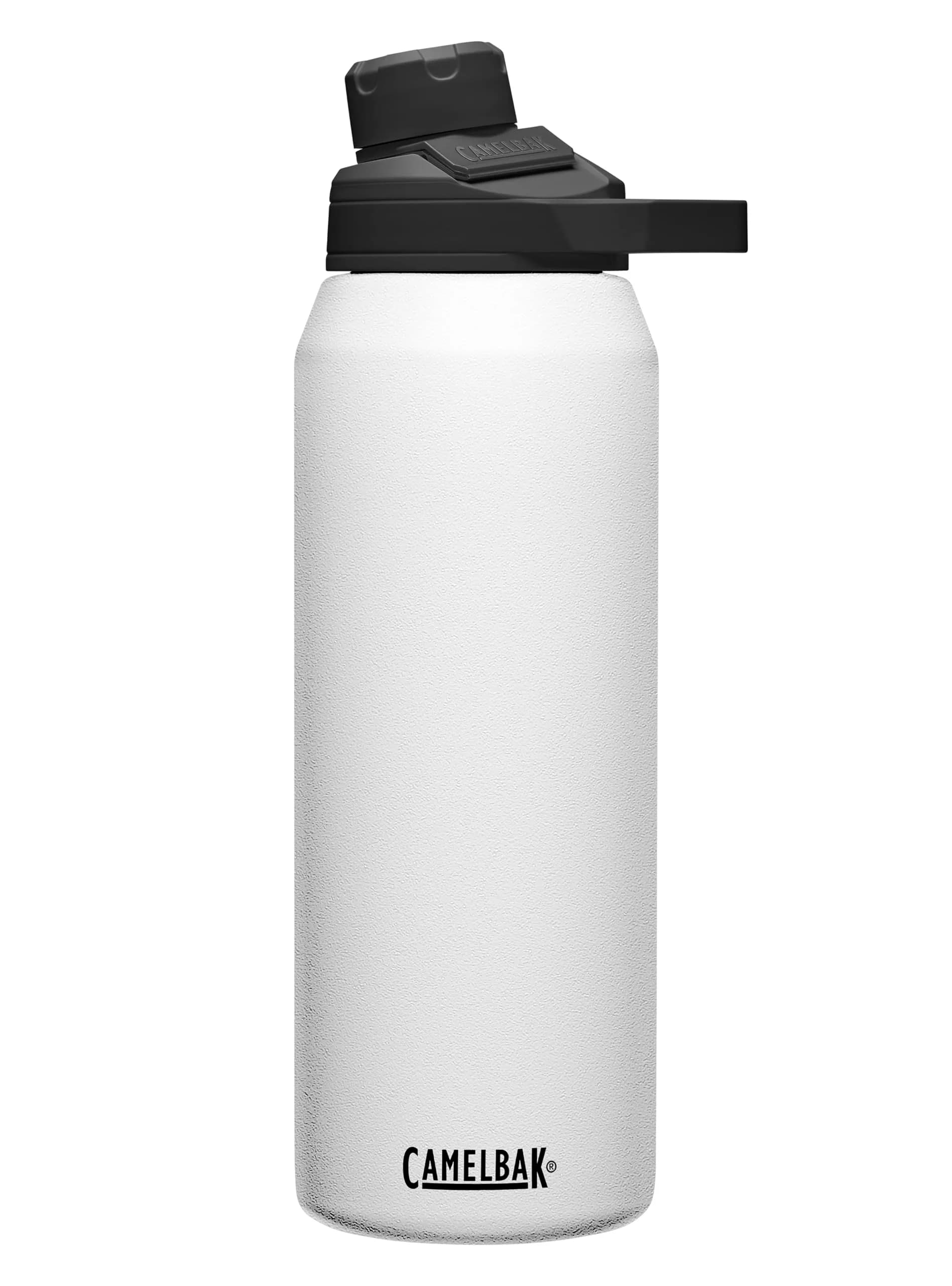 CamelBak Chute Mag Stainless Steel Water Bottle 946ml (32oz) | One-Handed Magnetic Cap & 12hr Cold Retention — White