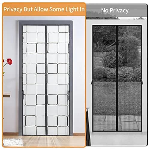 PICK FOR LIFE Insulated Magnetic Door Curtain 36x82 inches | Thermal Winter Door Cover with Magnetic Closure thumbnail 8