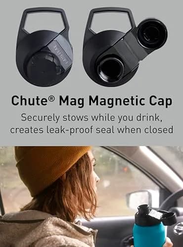 CamelBak Chute Mag Stainless Steel Water Bottle 946ml (32oz) | One-Handed Magnetic Cap & 12hr Cold Retention thumbnail 6