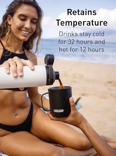 CamelBak Chute Mag Stainless Steel Water Bottle 946ml (32oz) | One-Handed Magnetic Cap & 12hr Cold Retention thumbnail 2