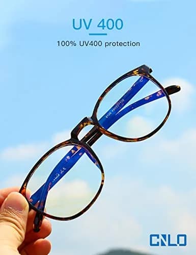 CNLO Blue Light Blocking Glasses Amber | Anti Eyestrain Computer Glasses for Men & Women thumbnail 4