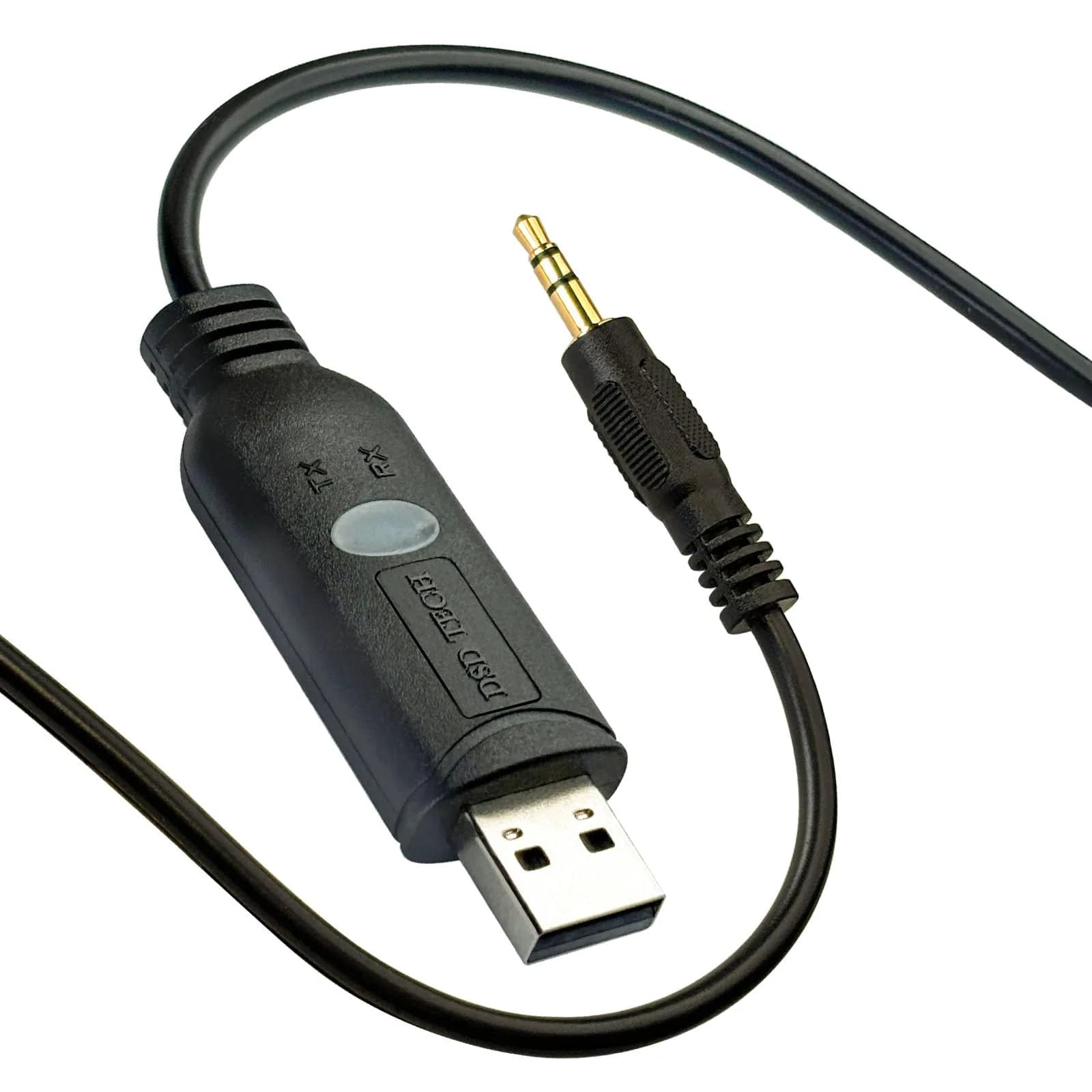 DSD TECH SH-U35B USB RS232 to 3.5mm Serial Cable 6FT | FTDI FT232RL Chip Support - main product image