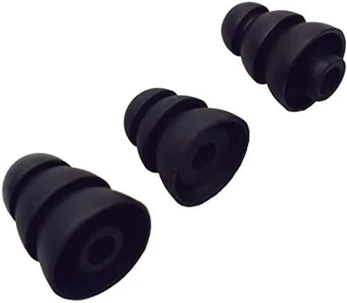 JNSA Triple Flange Ear Tips for Earbuds | Noise Isolation & Secure Fit thumbnail 3