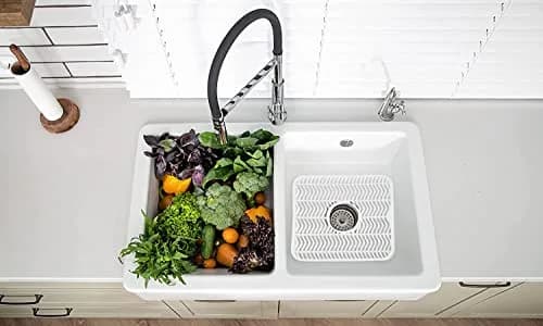 DecorRack Sink Protectors for Kitchen, Plastic 12" x 11" | Protect Sink from Damage & Scratches thumbnail 6