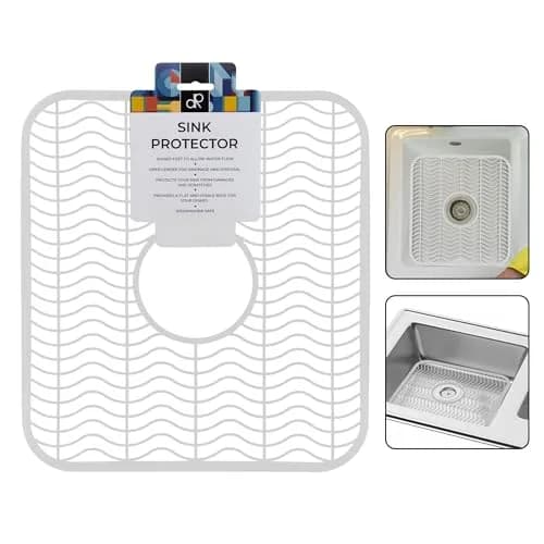 DecorRack Sink Protectors for Kitchen, Plastic 12" x 11" | Protect Sink from Damage & Scratches thumbnail 8