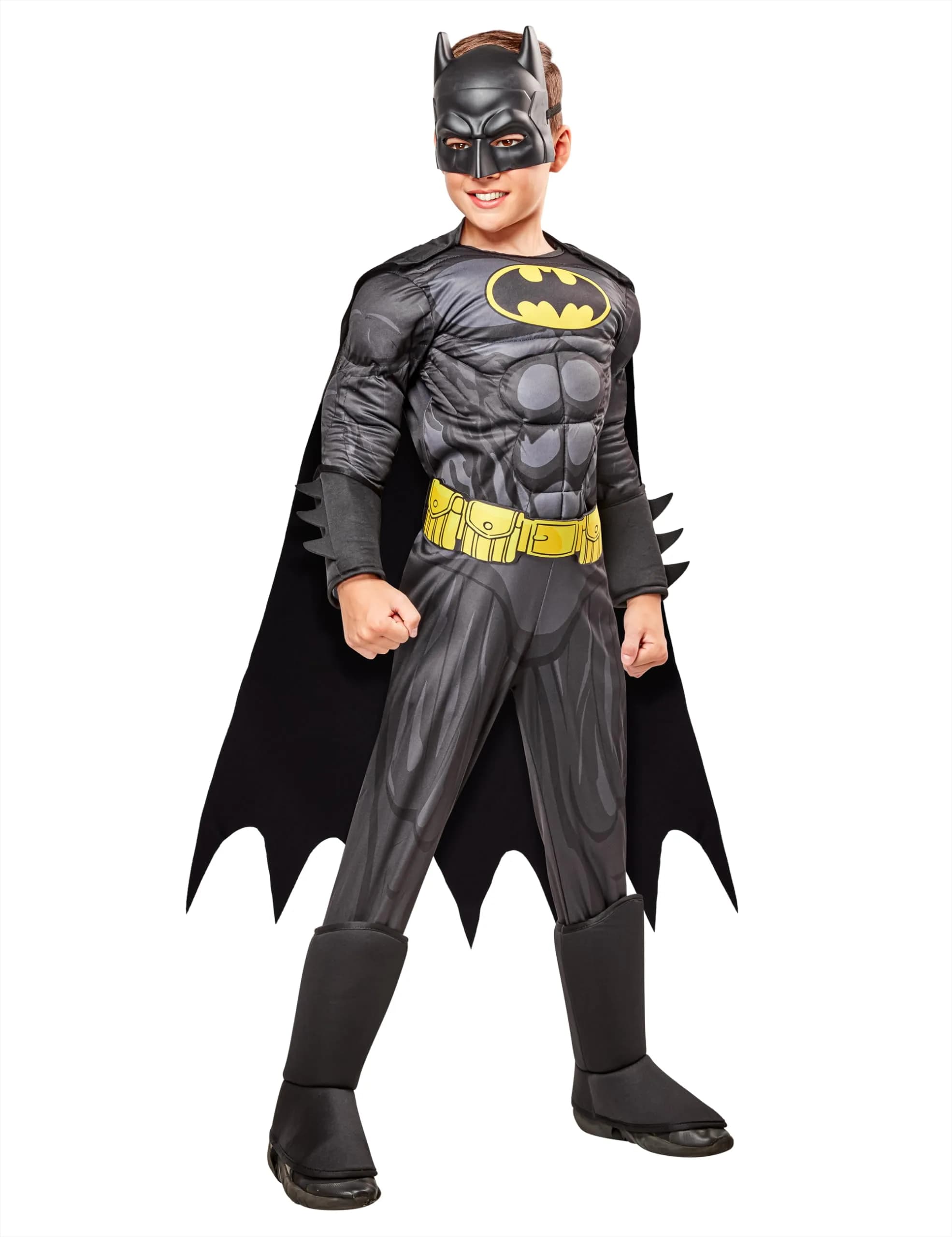 Rubies DC Comics Batman Deluxe Costume for Kids, Boys Large (12-14) | Officially Licensed Superhero Outfit