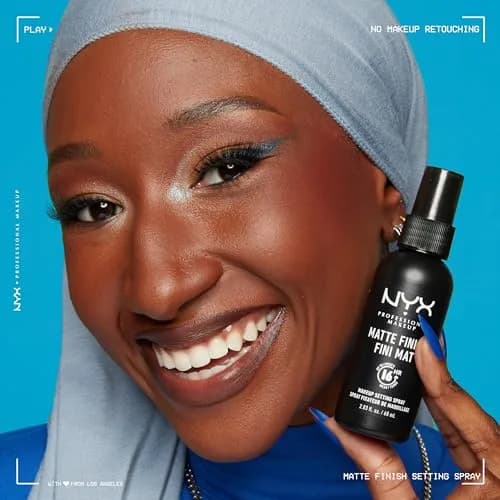 NYX PROFESSIONAL MAKEUP Matte Finish Setting Spray 203ml (6.8 Fl Oz) | Vegan Formula for 16HR Wear thumbnail 6