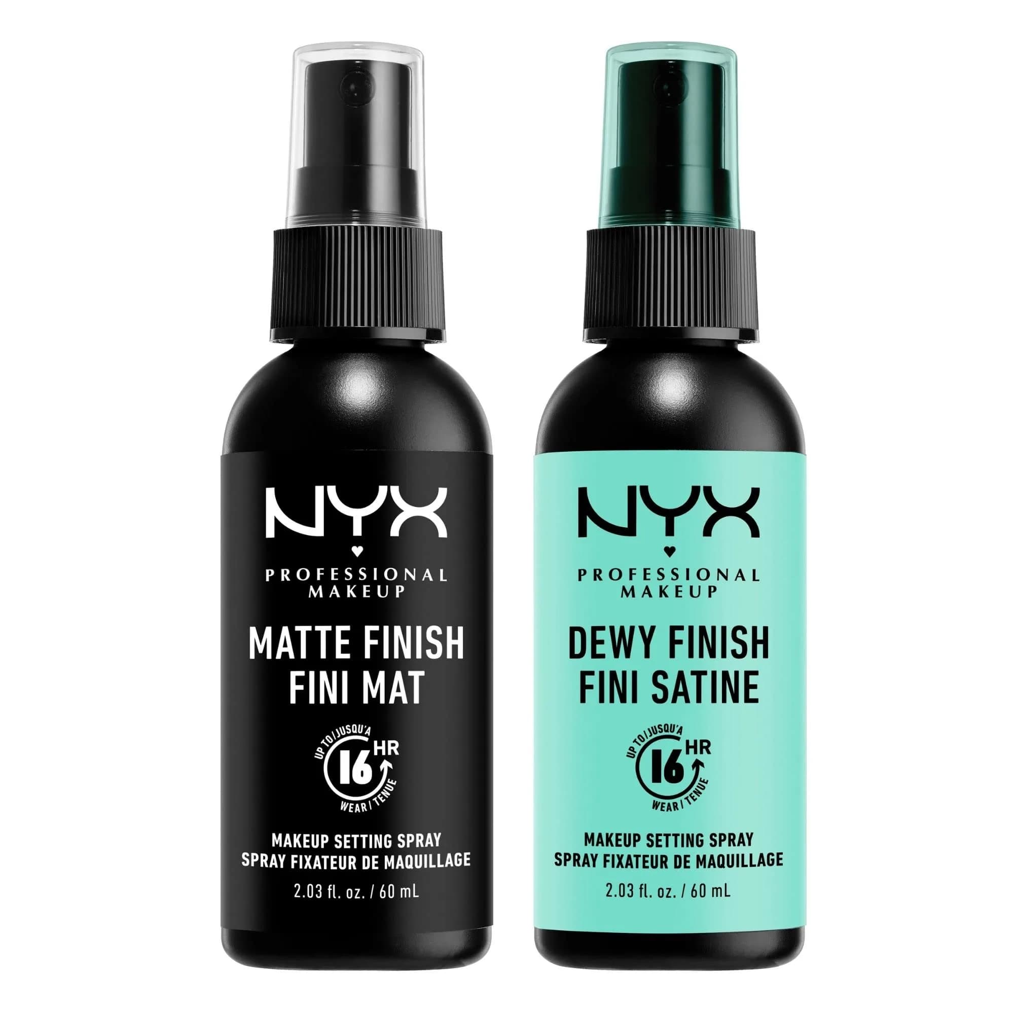 NYX PROFESSIONAL MAKEUP Matte + Dewy Setting Spray 203ml (6.87 Fl Oz) | Long-Lasting Face Mist for up to 16HR Wear
