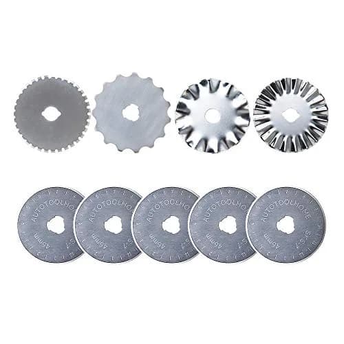 AUTOTOOLHOME 45mm Rotary Cutter for Fabric Pinking Blades | Precise, Safe & Durable thumbnail 6