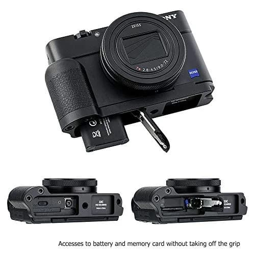 JJC Metal AGR2 RX100VII Hand Grip Holder for Sony RX100 VII 5.6cm (2.6in) | Premium Aluminium Alloy Construction thumbnail 4