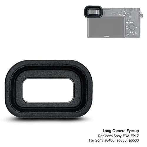 Kiorafoto Extended Eyecup for Sony A6600 A6500 A6400 Cameras | Replaces FDA-EP17 Viewfinder thumbnail 9