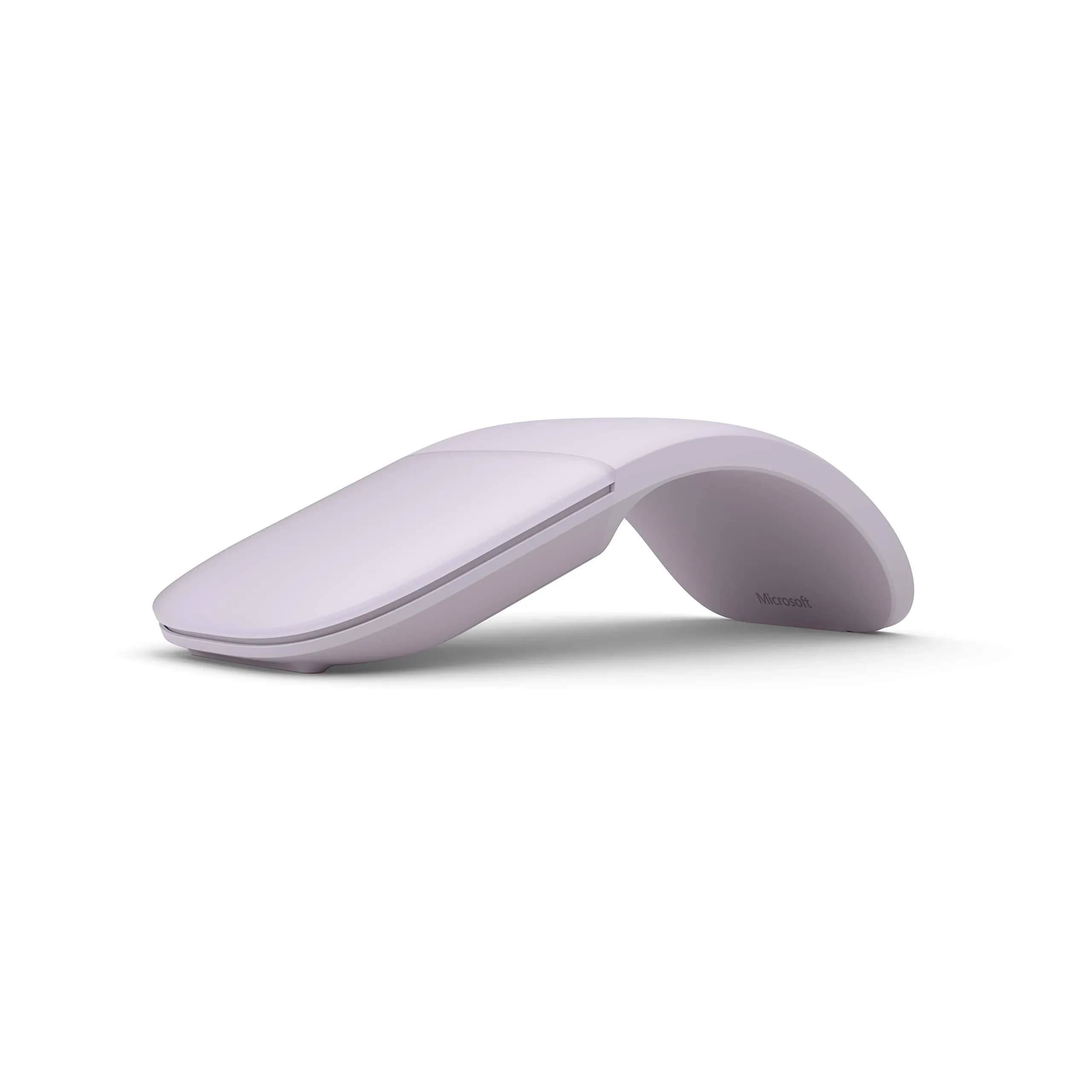 Microsoft Arc Mouse Lilac | Bluetooth Wireless Mouse for PC/Laptop, Desktop | 2.14 inch (5.44 cm) Height - main product image