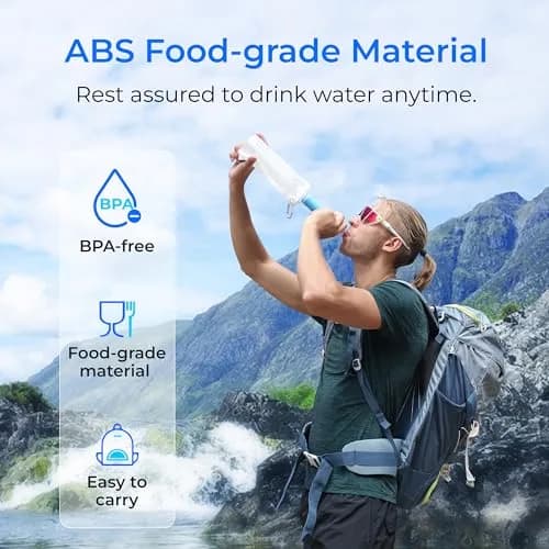 Waterdrop Portable Water Filter Straw 5300L (1400 Gallons) | Survival Water Purifier for Hiking, Camping, Travel thumbnail 6