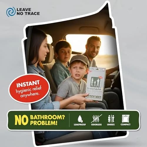 TravelJohn Resealable Disposable Urinal Bags 28oz | Leakproof & Odorless for Travel & Camping thumbnail 2