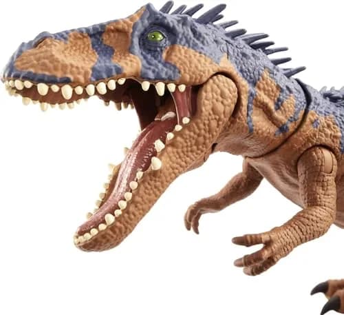 Mattel Jurassic World Massive Biters Siats Meekerorum Dinosaur Action Figure | Movable Joints, Tail-Activated Strike & Chomping Motion thumbnail 4