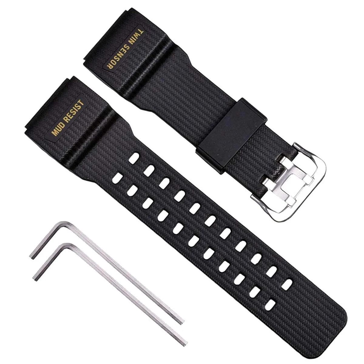 OliBoPo Silicone Watch Strap for Casio G-Shock GG-1000 | Durable, Comfortable & Water-Resistant (210mm x 24mm)