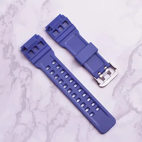 OliBoPo Silicone Watch Strap for Casio G-Shock GG-1000, Blue | Durable, Water-Resistant, Snug Fit thumbnail 3