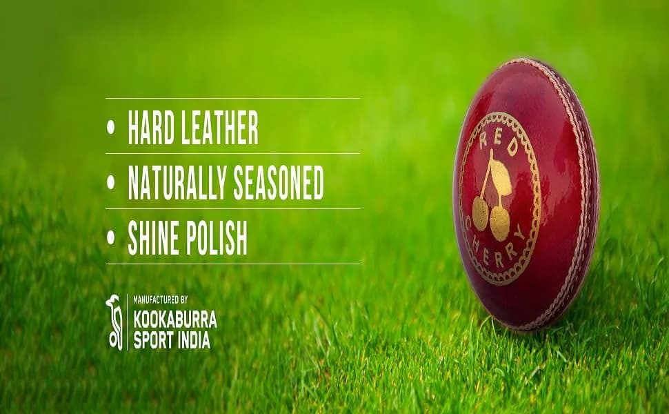 Red Cherry Hand Made Red Leather Cricket Ball, Youth Size, 156g (5.5 oz) | Premium Indian Leather for Beginners thumbnail 8