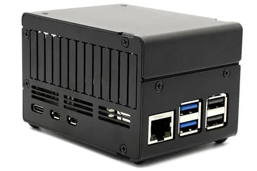 KKSB Raspberry Pi 5 Case with Space for Hats, Coolers & NVMe, Durable Aluminum & Steel thumbnail 1