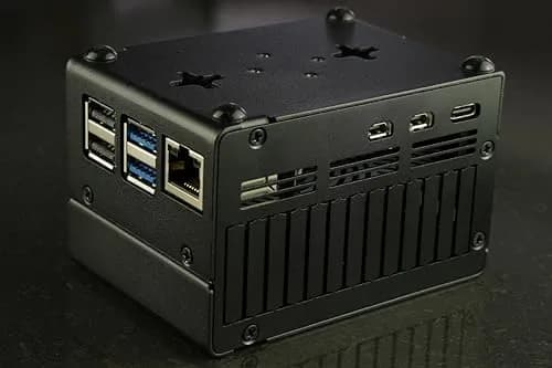 KKSB Raspberry Pi 5 Case with Space for Hats, Coolers & NVMe, Durable Aluminum & Steel thumbnail 6