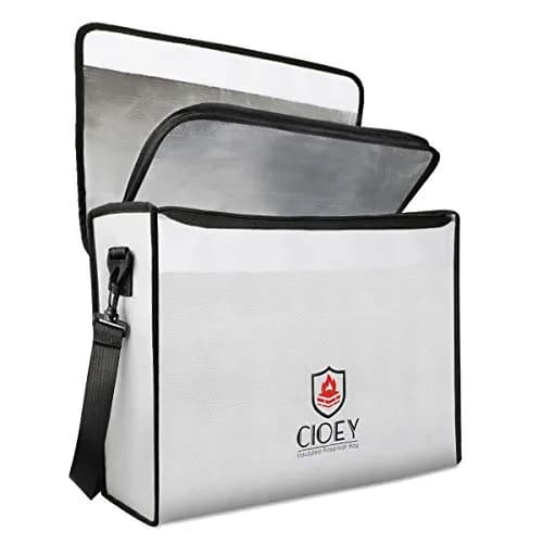 Cioey Fireproof Document Bag XL | Thermal Insulated & Waterproof thumbnail 1