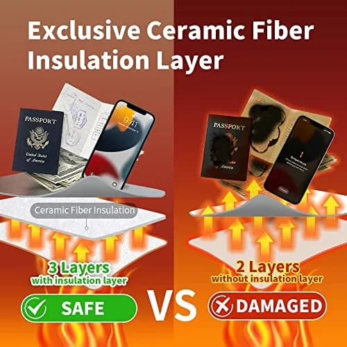 Cioey Fireproof Document Bag XL | Thermal Insulated & Waterproof thumbnail 2