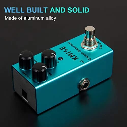 lotmusic Kmise Crunch Distortion Electric Guitar Effects Pedal | 9V True Bypass, 3 Modes, Noise Reduction thumbnail 2